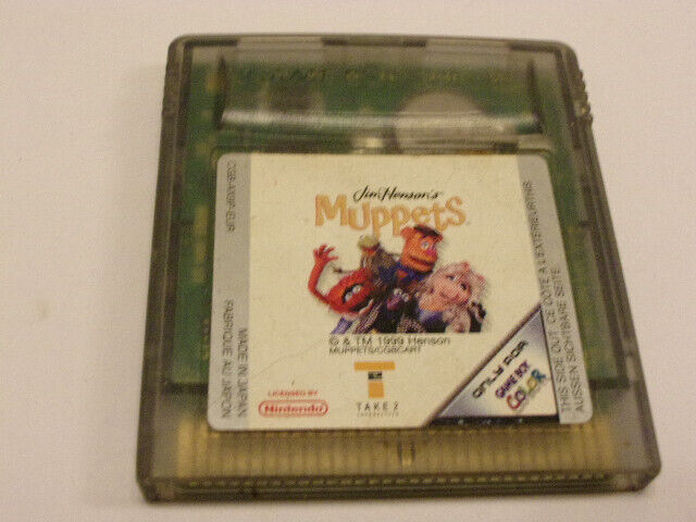 jeu JIM HENSON'S MUPPETS show sur nintendo game boy color gbc