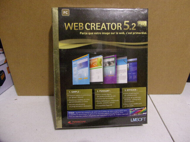 PC - WEB CREATOR 5.2 PRO NEUF