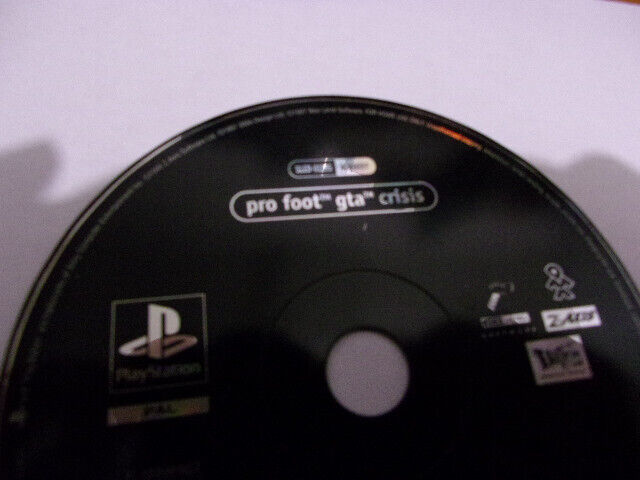 Playstation 1 PS1 - demo pro foot gta crisis