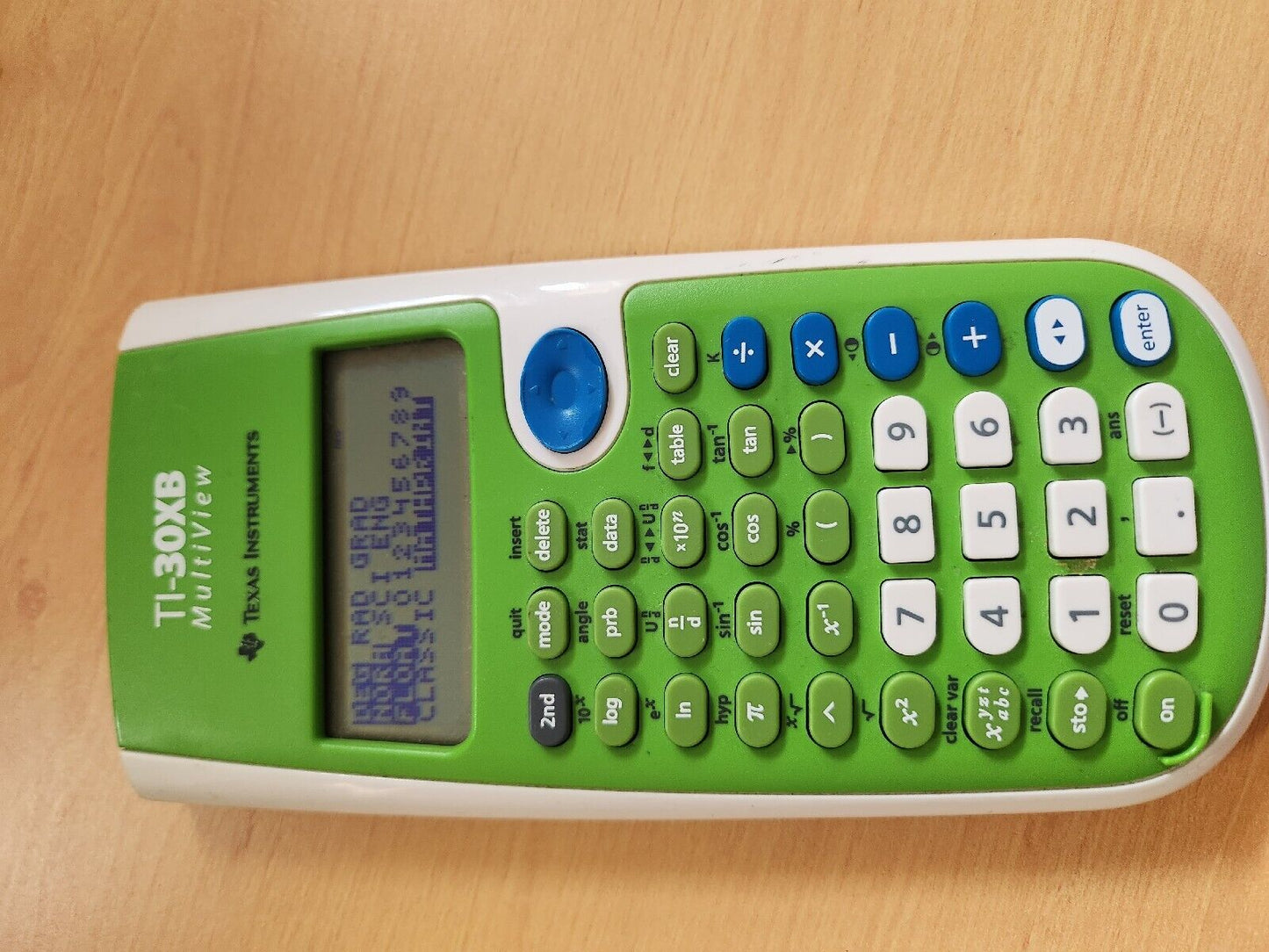  CALCULATRICE TEXAS TI-30XB MULTIVIEW  COLLEGE SCIENTIFIQUE, FONCTIONNELLE !! 