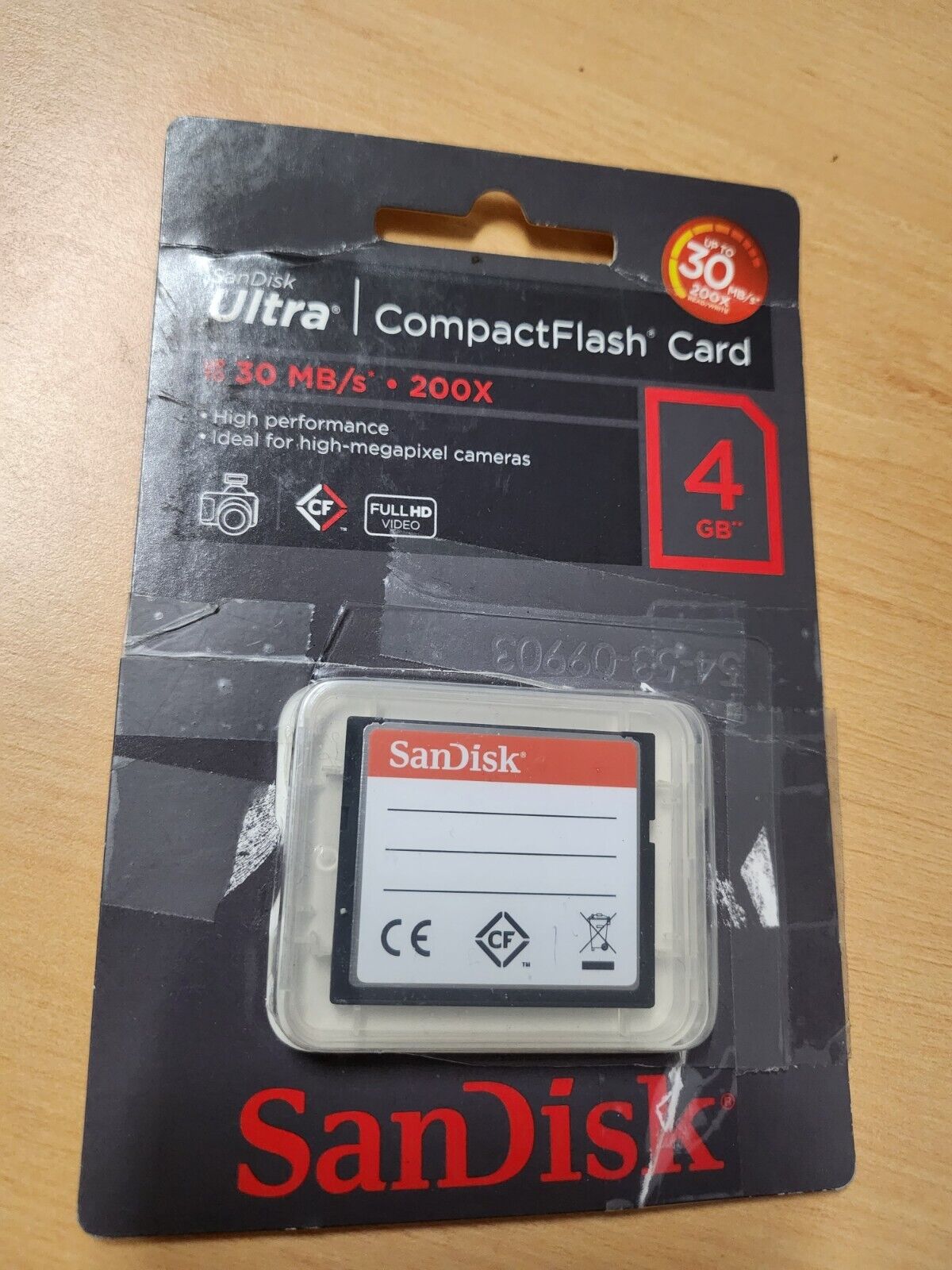 Carte Mémoire 4 gb 30 mb/s SanDisk Ultra  compactflash