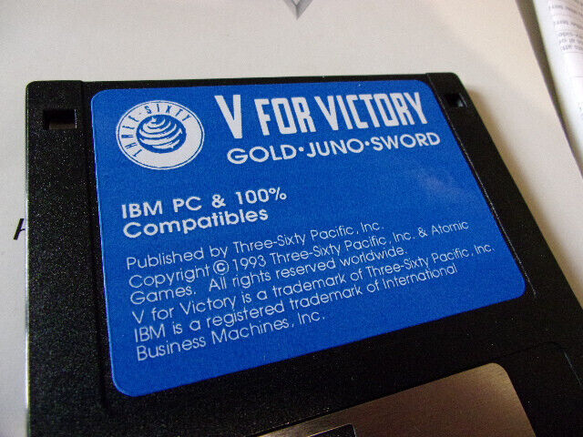 COFFRET BIG BOX IBM PC V FOR VICTORY OPERATION CRUSADER