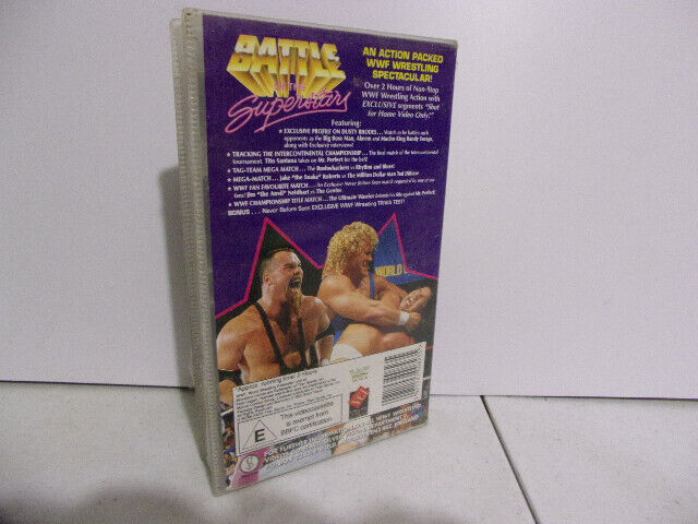 Cassette Vidéo Battle of the Superstars 1992 VHS en anglais catch WWF