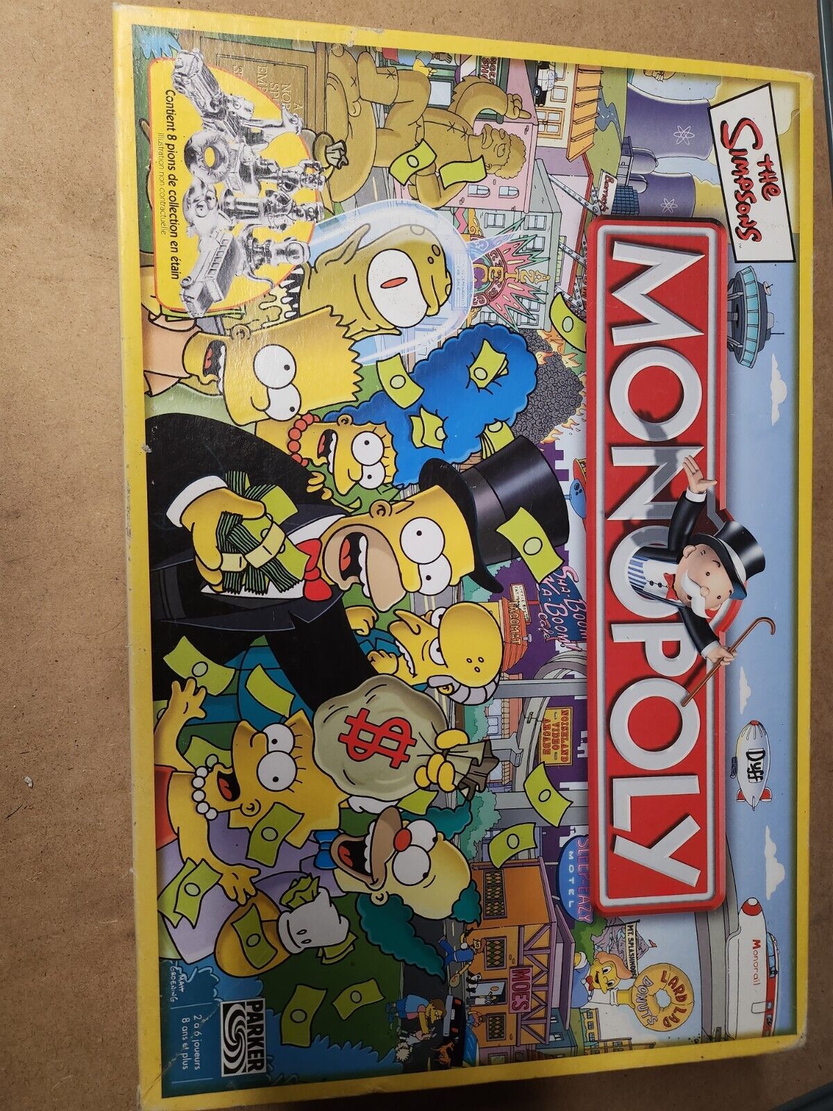 Jeu de société MONOPOLY THE SIMPSONS - Parker (2003)