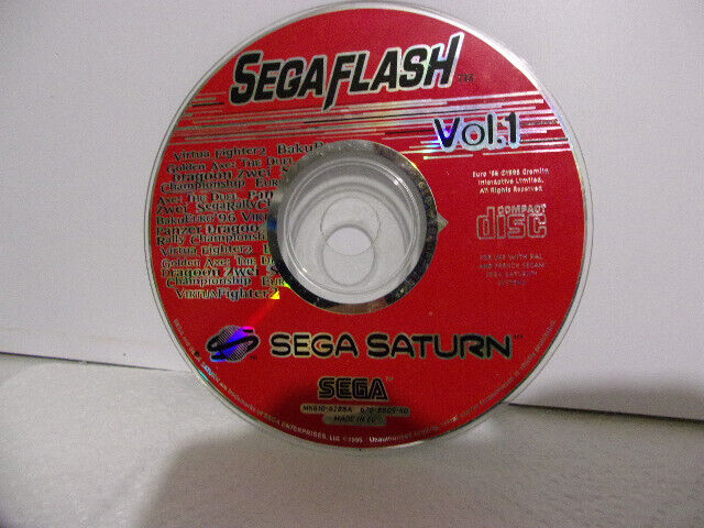 SEGA FLASH VOL 1 DEMO SEGA SATURN