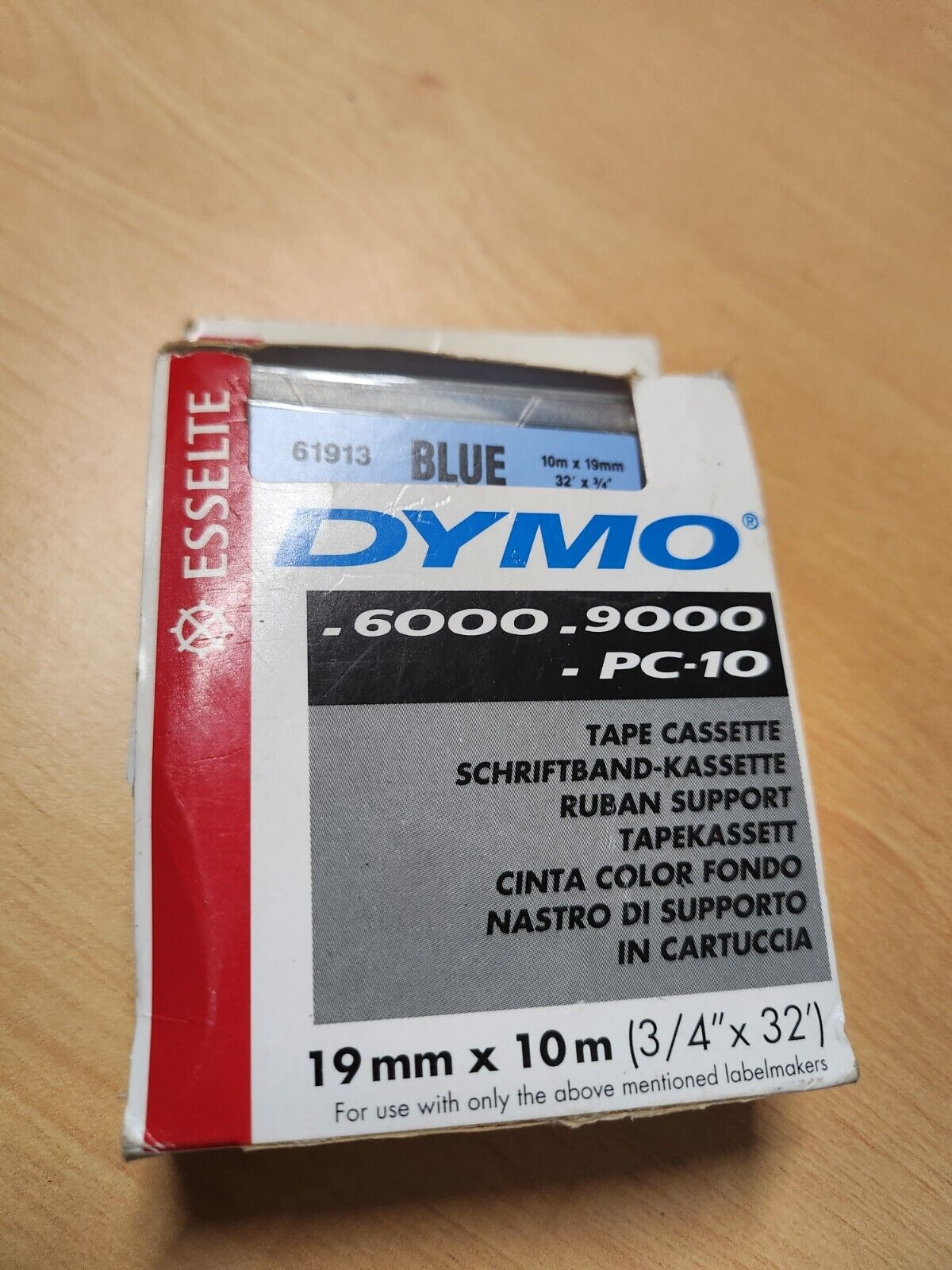 cassette à ruban "CLEAR" 12mmx10m DYMO D2 pour Dymo 6000 9000 PC10 neuf