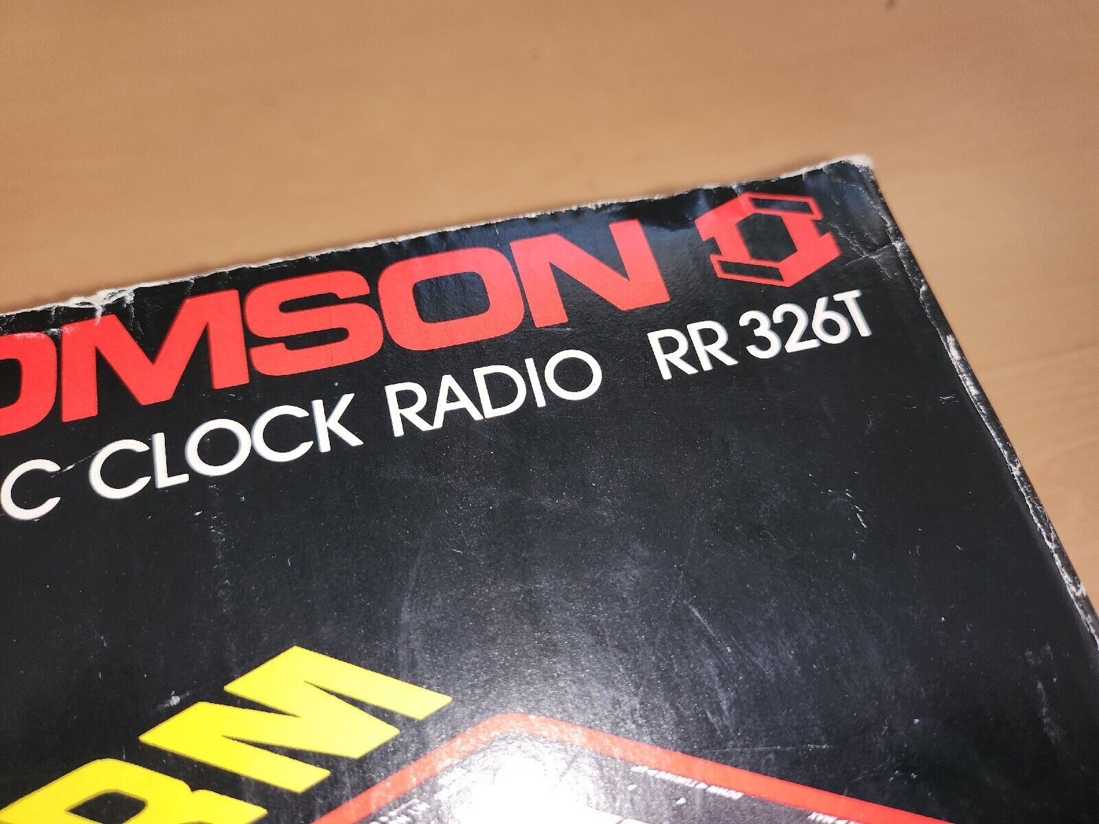 ANCIEN RADIO REVEIL THOMSON RR 314T - VINTAGE - fonctionne