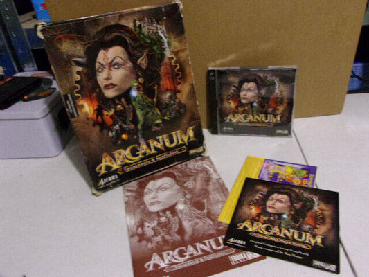 ARCANUM ENGRENAGES & SORTILÈGES BIG BOX COMPLET PC VERSION FRANÇAISE