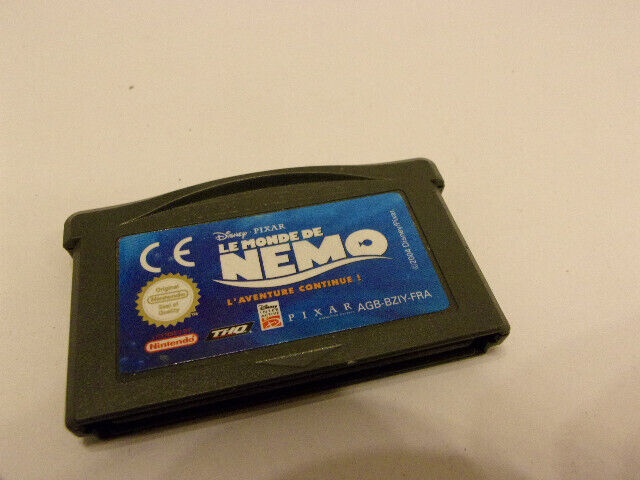 Le Monde de Nemo l'aventure continue sur Gameboy Advance GBA - FRA