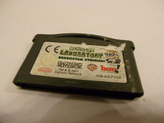 nintendo game boy advance dexters laboratory gba