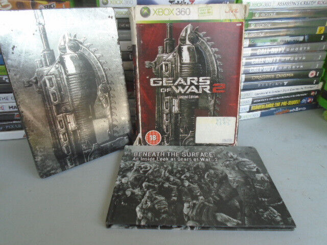 Jeu Xbox 360 Gears of War 2 Steelbook Coffret Edition limitée