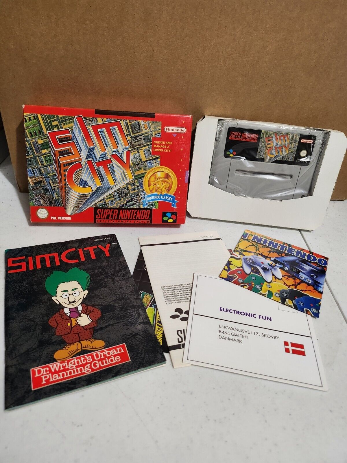 SIM CITY CLASSIC - SUPER NINTENDO - SNES - PAL - EUR