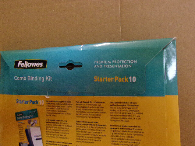 Reliure dossier FELLOWES Starter kit plastification neuf