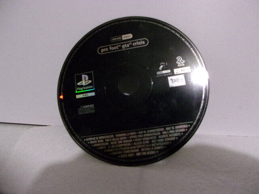 Demos pro foot/gta/courrier crisis Sony Playstation PS1 Psone SLED-01295/4283227