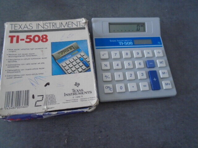 calculatrice vintage ti-508