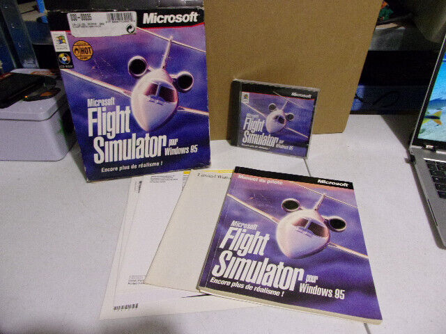 Microsoft flight simulator pour windows 95 Complet COFFRET BIG BOX