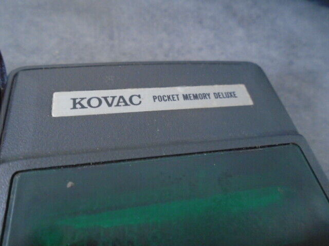 Kovac Pocket Memory calculatrice vintage 