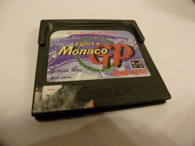 SUPER MONACO GP Sega Game Gear Jap Japan