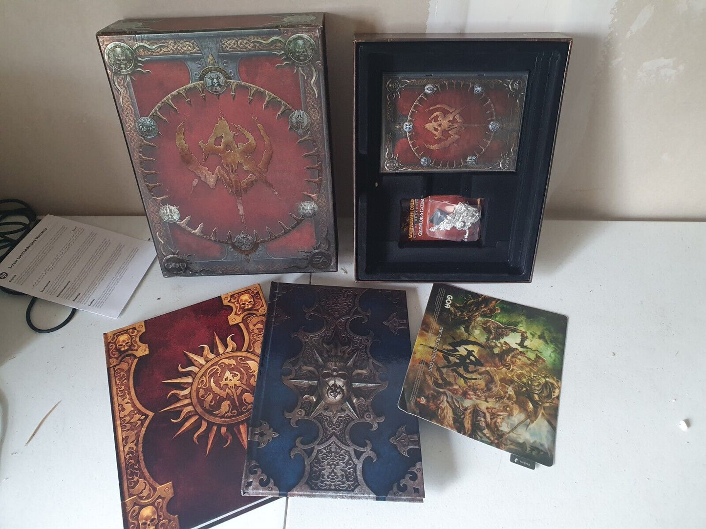 Warhammer Online age of reckoning jeux de rôles battle  coffret collector comple