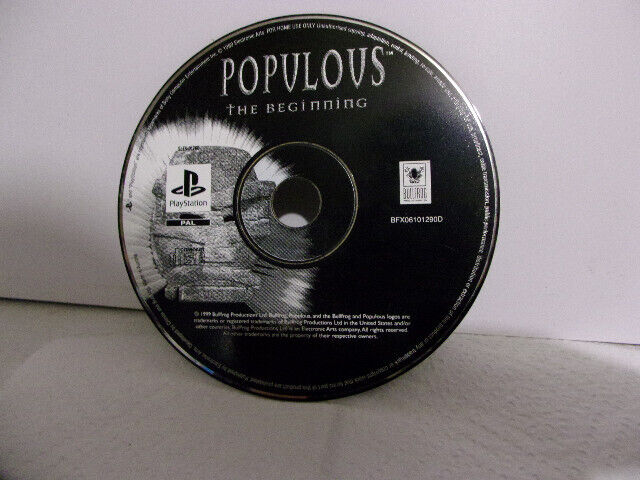 Populous - PS1 Version Française PlayStation Sony