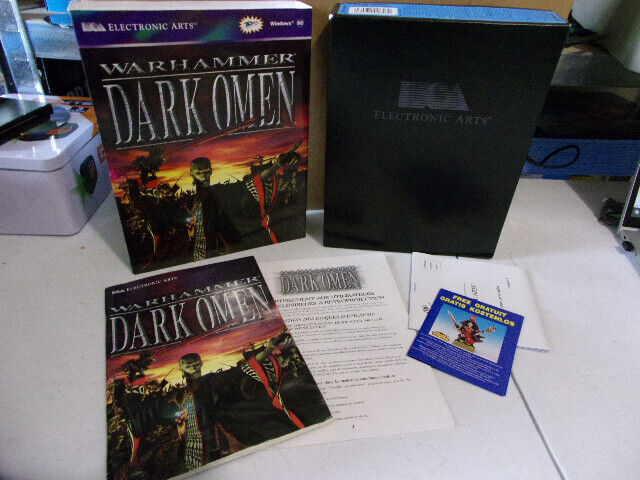 Warhammer Dark omen PC big box 1998 windows 95 NO GAME PAS DE JEU BOITE SEULE