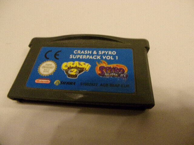 Nintendo Game Boy Advance - Crash & Spyro Superpack Vol 1 - PAL - EUR