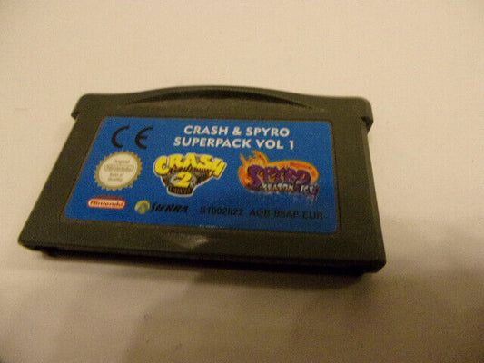 Nintendo Game Boy Advance - Crash & Spyro Superpack Vol 1 - PAL - EUR