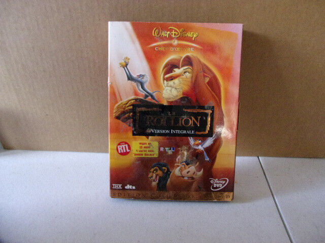 DVD - Disney - Chef D'œuvre - Le roi lion - Version intégrale - N°38 - Bon État