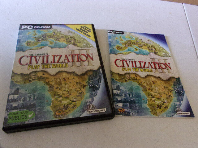 CIVILIZATION III 3 Play The World - extension inclus modes multijoueurs