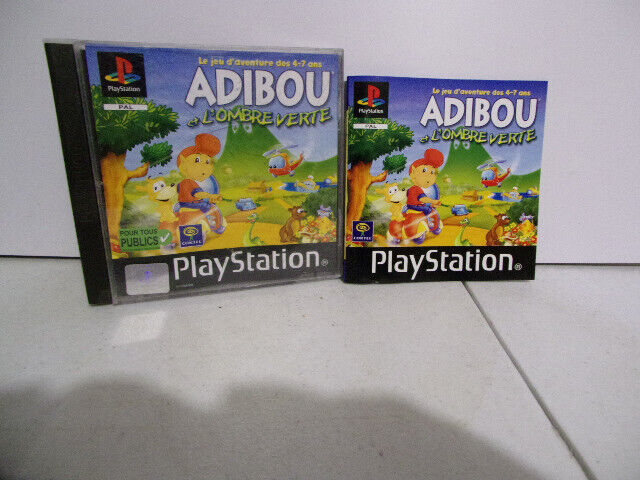 Adibou et l’Ombre Verte Complet sur Playstation PS1 et PS2 !!!!