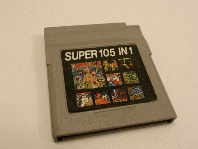 Nintendo Gameboy Cartouches SUPER 105 IN 1 jeux