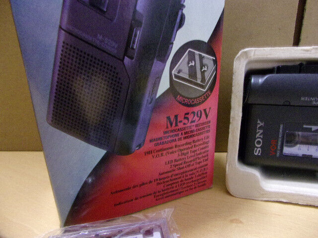 Dictaphone Microcassette - SONY M-529V - bon état - officielle