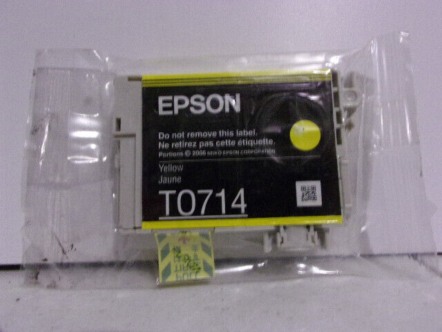 cartouche d’encre epson T0714 Jaune Yellow neuve Sous Blister D’origine