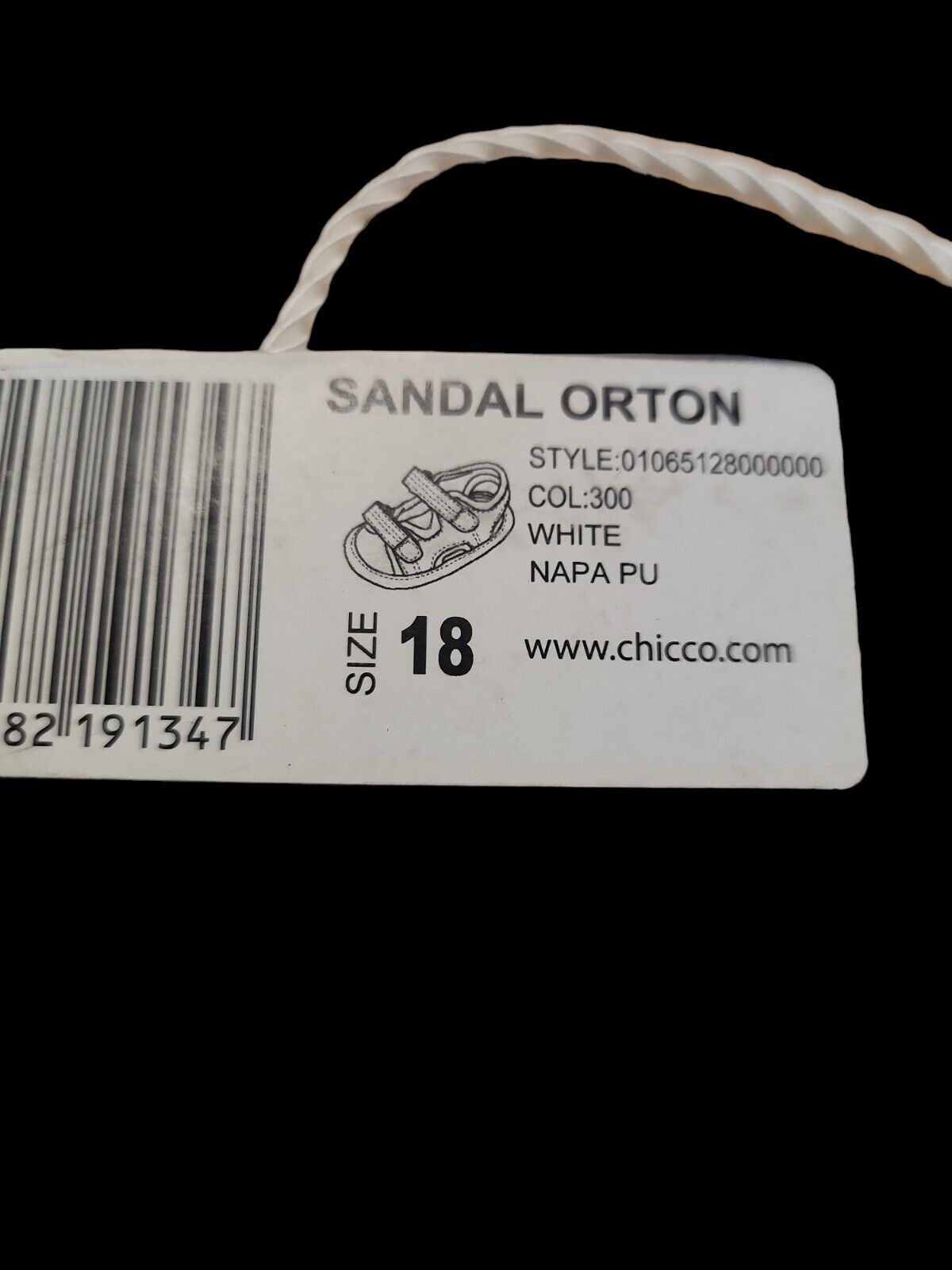 Chaussures bebe Sandal Orton Chicco  taille 18 NEUVE 