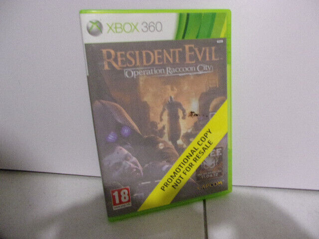 Resident Evil Opération Raccoon City Xbox 360 version promo