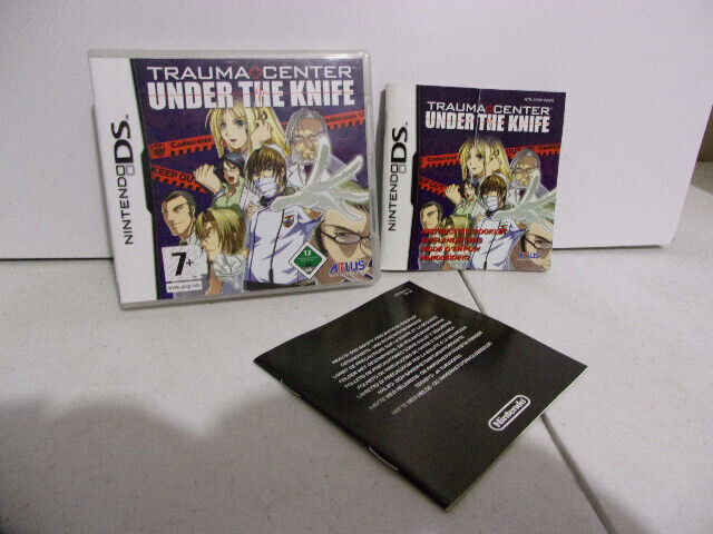 Trauma Center :Under The Knife  NINTENDO DS BOITE VIDE PAS DE CARTOUCHE