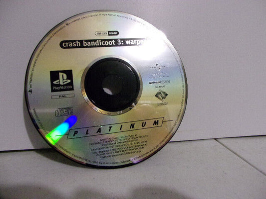 Crash Bandicoot 3 : Warped CD SEUL sur PlayStation 1 Ps1 - FR