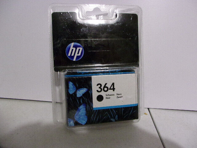 HP 364 Cartouche d'Encre Noire NEUF & ORIGINAL FIN 2022