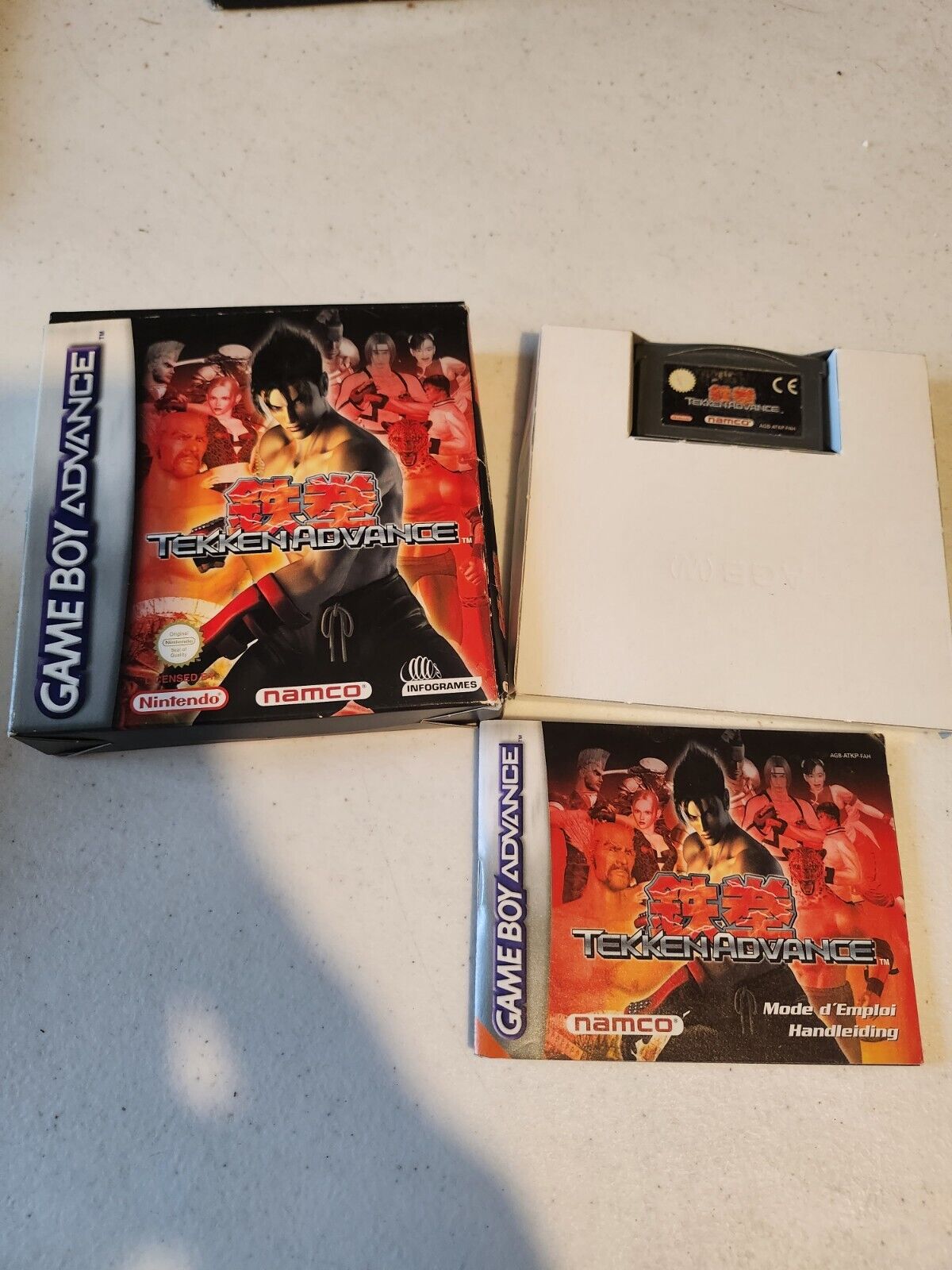 Jeu Nintendo Game Boy Advance GBA Tekken Advance complet