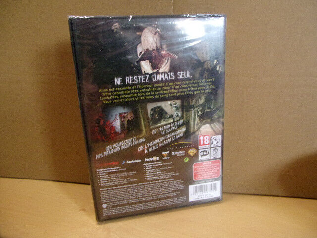 pc fear 3 version fr neuf blister