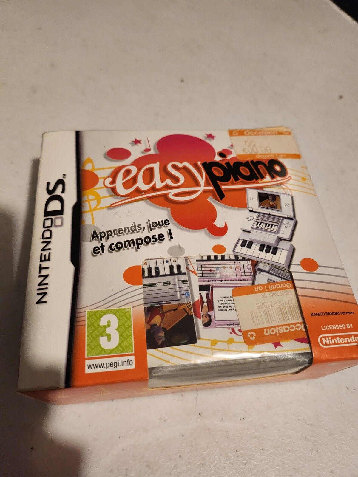 Easy Piano Jeu Nintendo DS / DS Lite Complet Avec Le Clavier Neuf / New