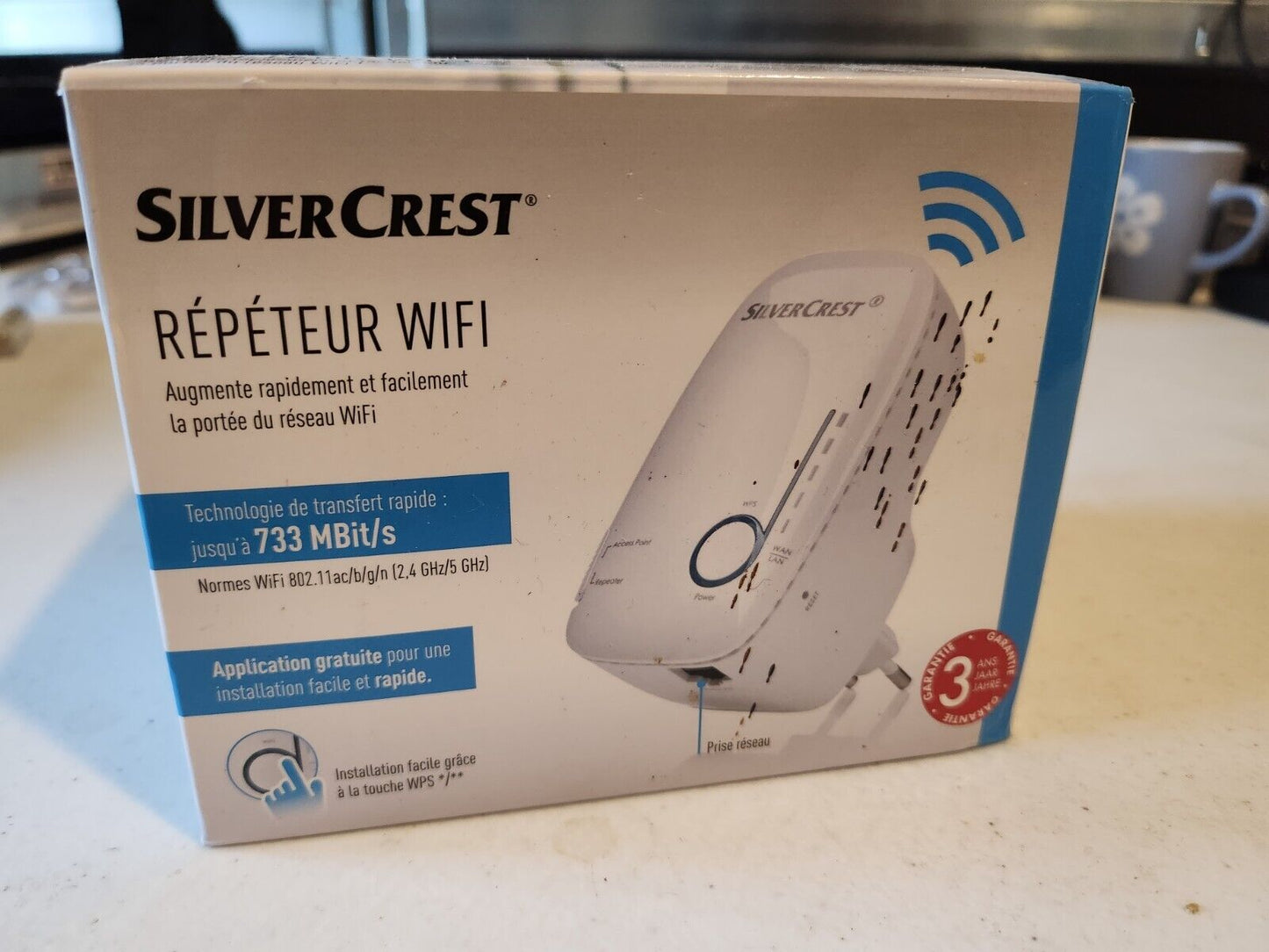 SILVERCREST WLAN Répéteur WiFi 733 MBit/s