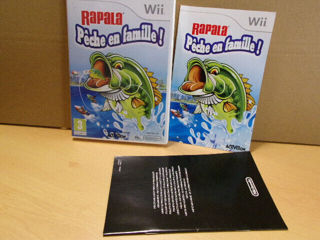 JEU NINTENDO Wii " RAPALA'S PARTIE DE PECHE EN FAMILLE !