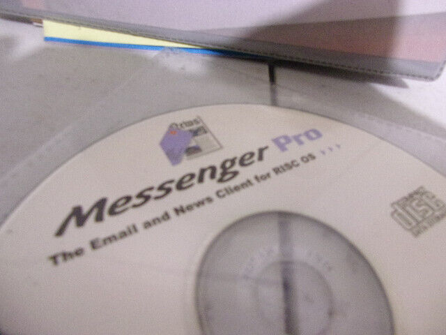 Messenger Pro 6 Acorn RISC OS by RComp Instructions & CD ROM.