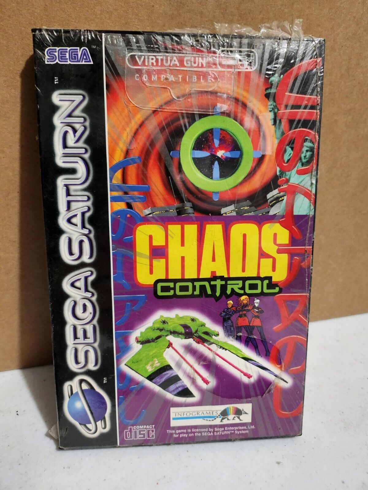 Chaos control - saturn - neuf scellé 