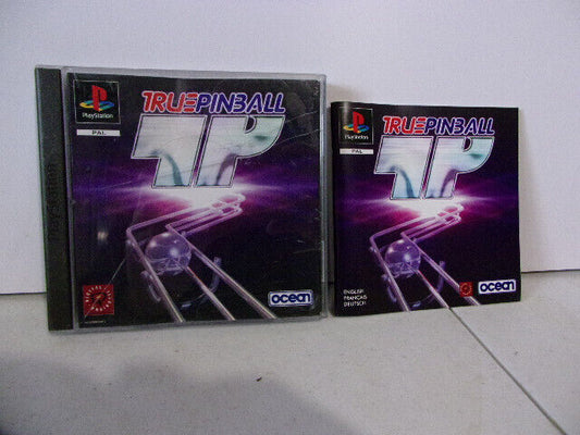 True pinball Jeu Sony Playstation 1  Version PAL COMPLET