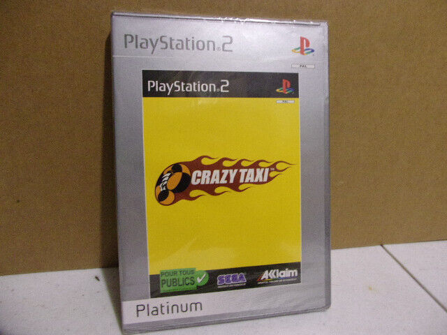 jeu CRAZY TAXI platinum pour playstation 2 PS2 en vf neuf sous blister