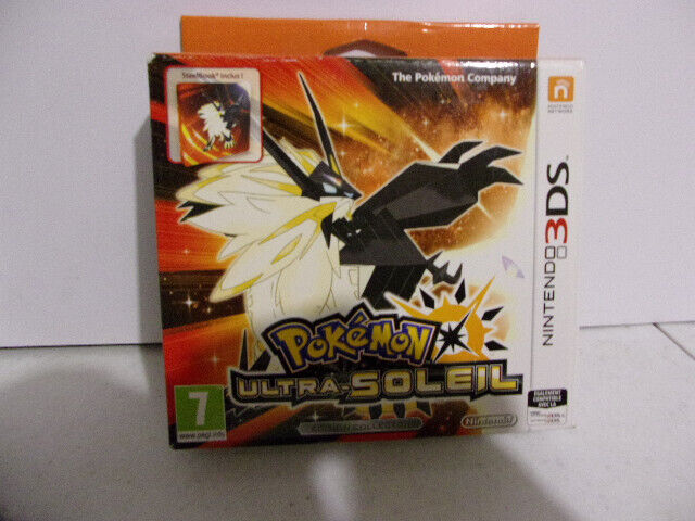 COFFRET POKÉMON ULTRA - SOLEIL NINTENDO 3DS ÉDITION COLLECTOR NEUF JAMAIS OUVERT