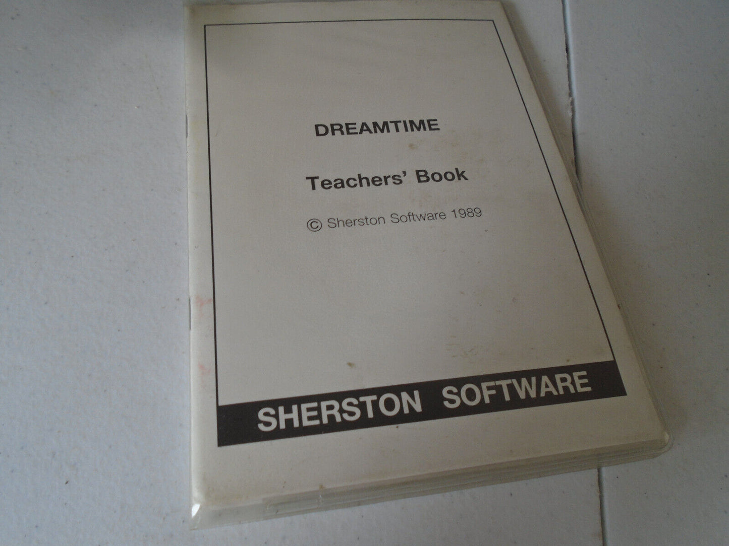 archimedes acorn dreamtime sherston SOFTWARETEACHER'S BOOK