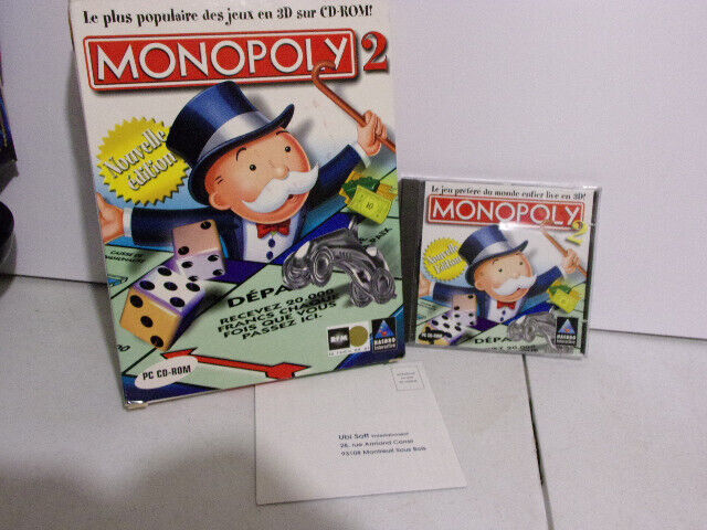 jeu BIG BOX pour ordinateur PC MONOPOLY 2 rare